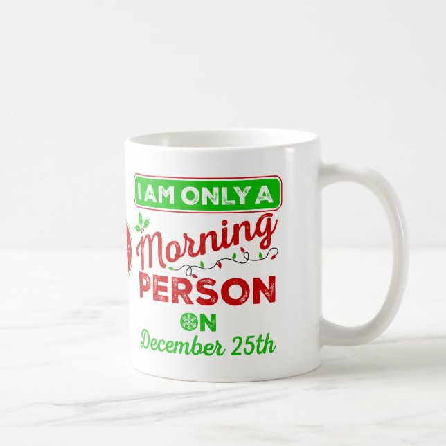 Seulement Une Personne Le Matin Sur Les Mugs Du 25 (Droite)
