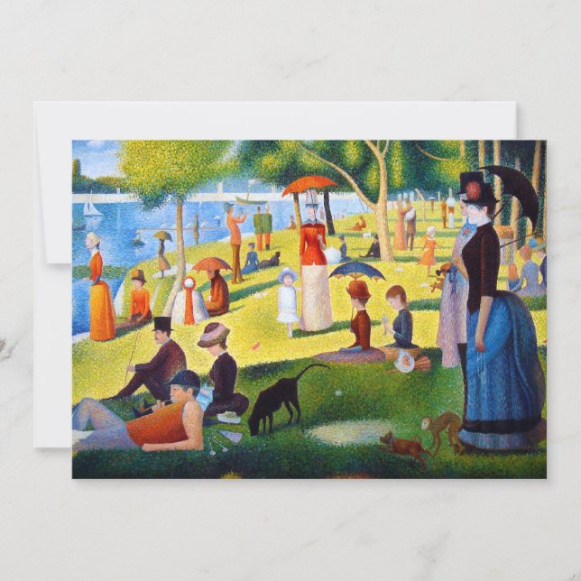 Seurat : Un dimanche à La Grande Jatte (Devant)