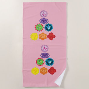 Seven Chakra, Yoga, serviette de plage