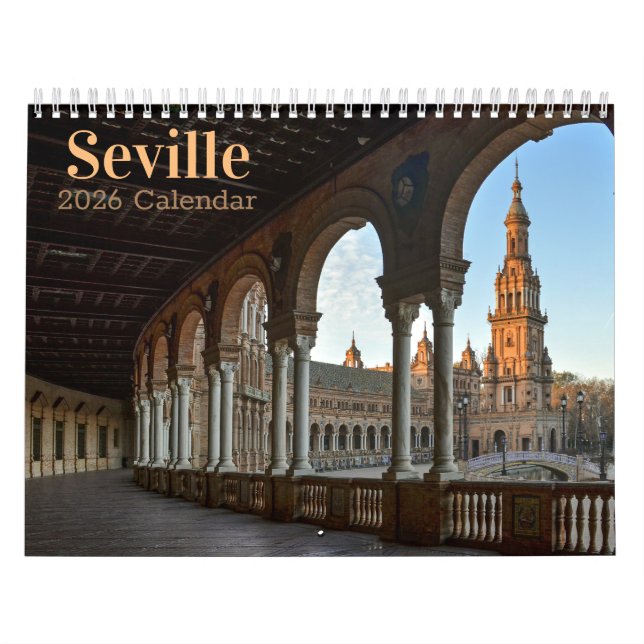 Séville, Espagne 2026 Calendrier photo (Protection)