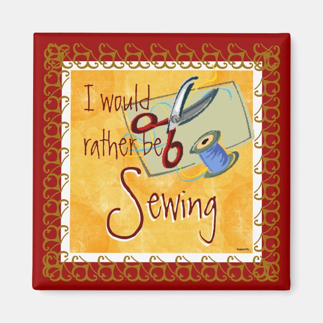 Sewing Magnet (cranberry) (Devant)