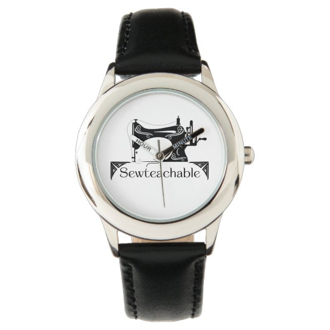 Sewteachable eMontre Montre (Noir) (devant)