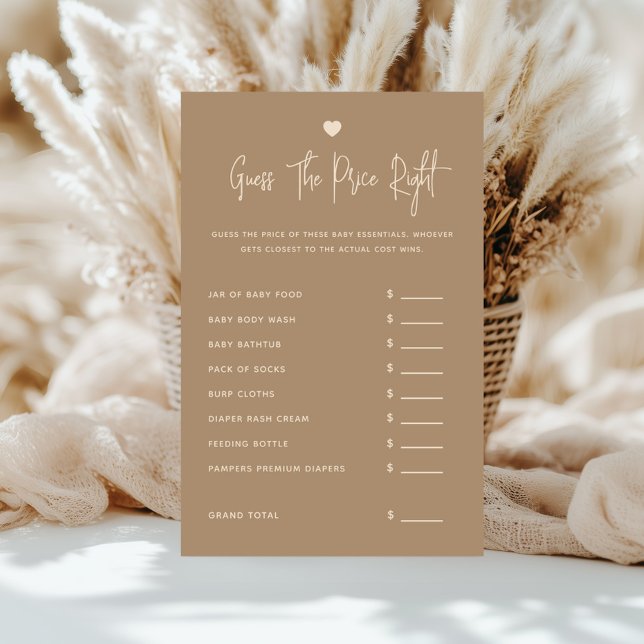 Sexe Brown Minimaliste Devinez Le Prix (Créateur téléchargé)