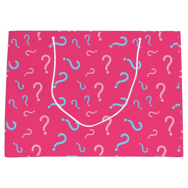 Sexe Révéler Fuchsia Sac cadeau (Devant)