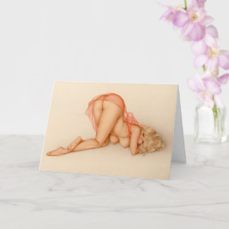 Sexy Classic pin up fille Carte photo