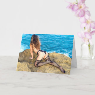 Sexy pin up fille Carte photo