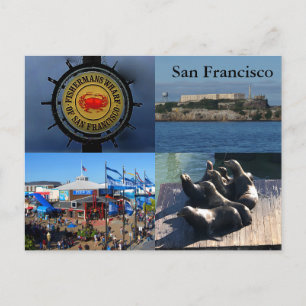 SF Fisherman's Wharf Attractions #1 Carte postale
