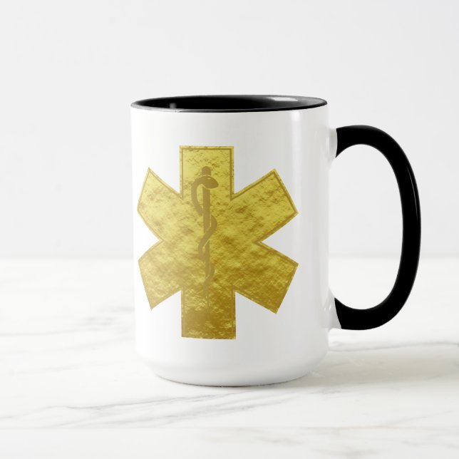 SGE Golden Star of Life Icon Mug (Droite)