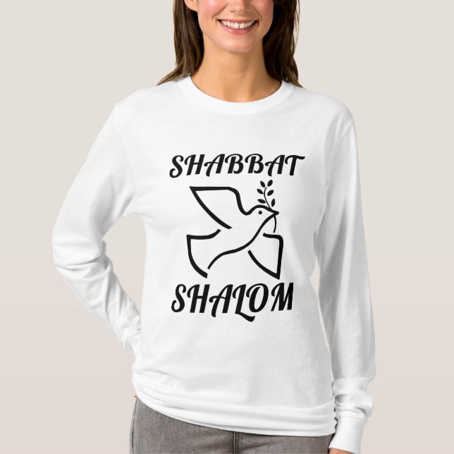 SHABBAT SHALOM T-SHIRTS (Devant)