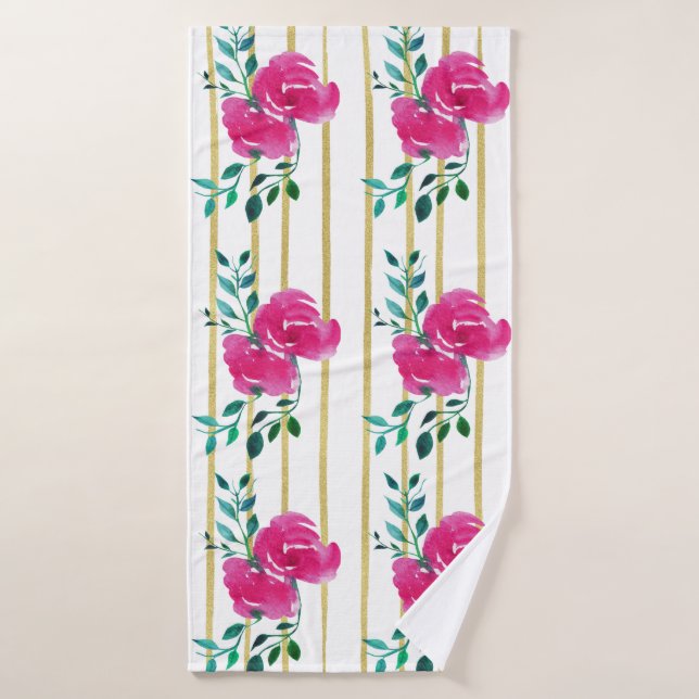 Shabby Chic (Serviette de bain)