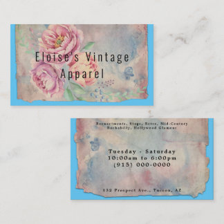 Shabby Chic Antique Paris Style Carte de visite