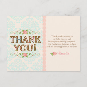 Shabby Chic Merci Cartes