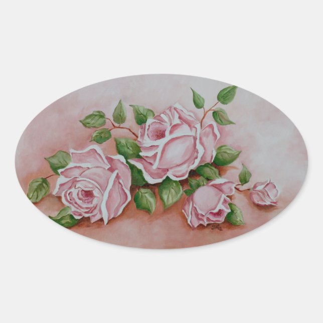 Shabby Chic Stickers Roses Roses Roses Vintages (Devant)