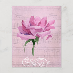 Shabby Rose Rose Rose et la musique Scrapbook Ephe