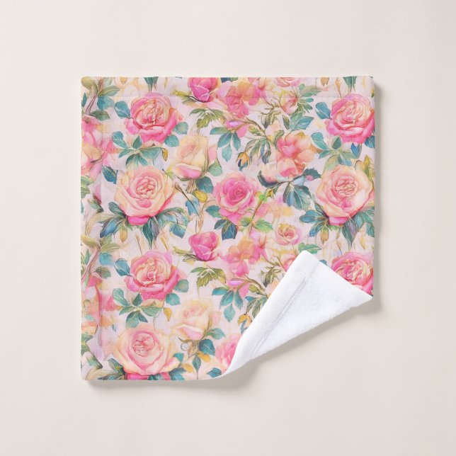 Shabby Rose Washcloth (Gant de toilette)