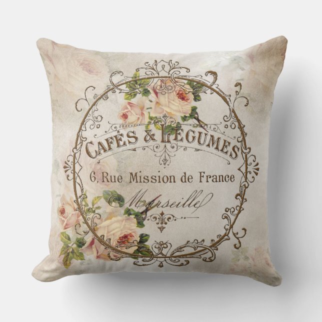 ShabbyVintageRoses - Coussin (Recto)