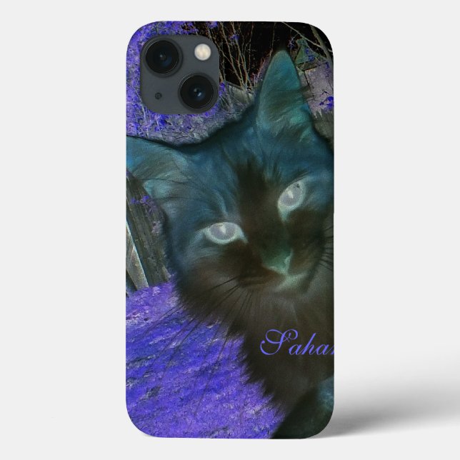 Shadow Cat dans le coque ipad Lavender (Verso)