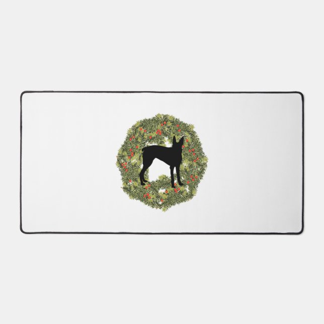 Shadow Silhouette McNab Chien dans une couronne (Recto)