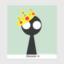 Shadow World - King "hello here" - sticker vinyle