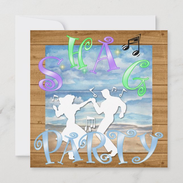 Shag - Dance Party Invitation (Devant)