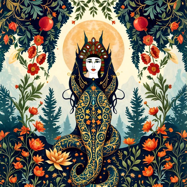 Shahmaran Mythologie Douche rideau - Mystique (Créateur téléchargé)