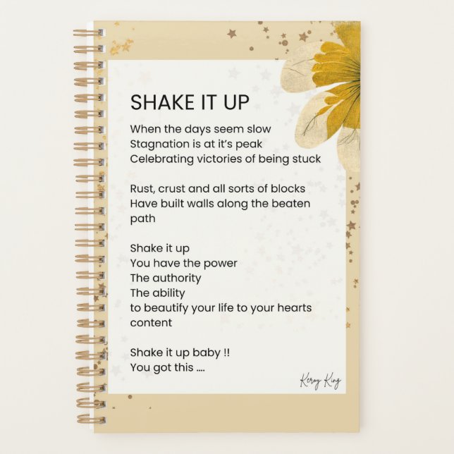 Shake It Up - Upliffing Motivational Poem Poetry (Devant)