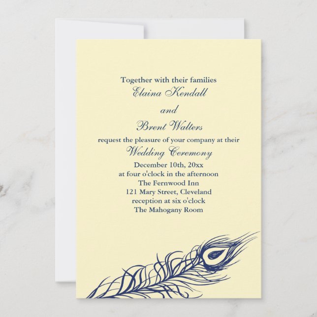 Shake your Tail Feathers Mariage Invitation 2 (Devant)