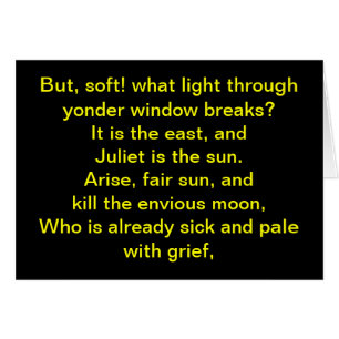 Shakespeare :  Juliet est le soleil