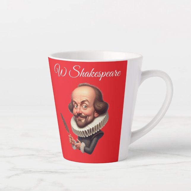 Shakespeare Latte Mug (Droite)