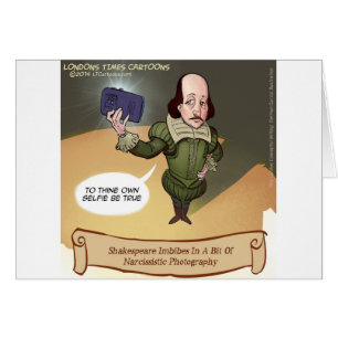 Shakespeare Prend un Selfie Drôle