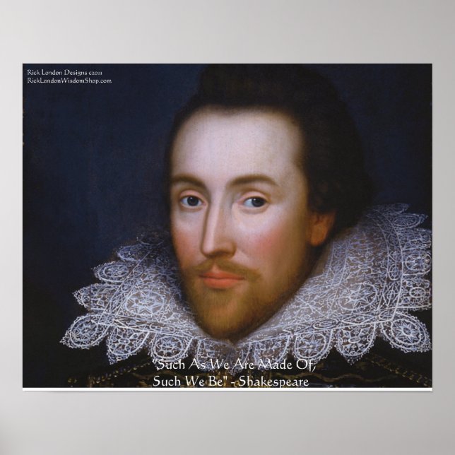 Shakespeare "Such We Be" Wisdom Quote Posters (Devant)