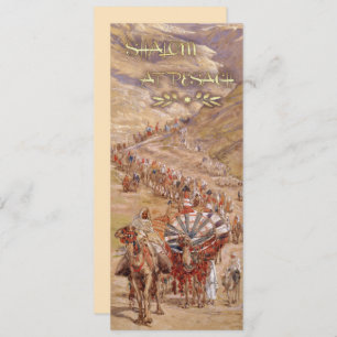 Shalom à Pesach. Carte de voeux Pessin d'Art