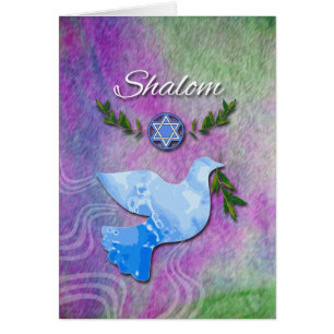 Shalom pour Pesach, Dove, Magen David, Branche Oli