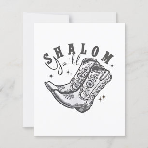 Shalom Y'all Cowboy juif Hanoukka Ouest