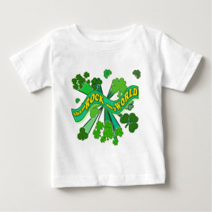 sham ROCK my WORLD Green St Pats Tshirt
