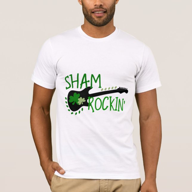 Sham Rockin' Man's St. Patrick's Day t-shirt (Devant)