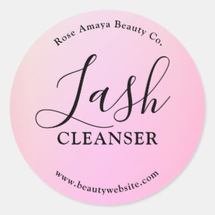 Shampooing Nettoyeur à Lash Blush Lilac Étiquette