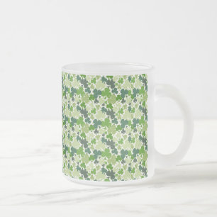 Shamrock 10 oz de verre givré Mug