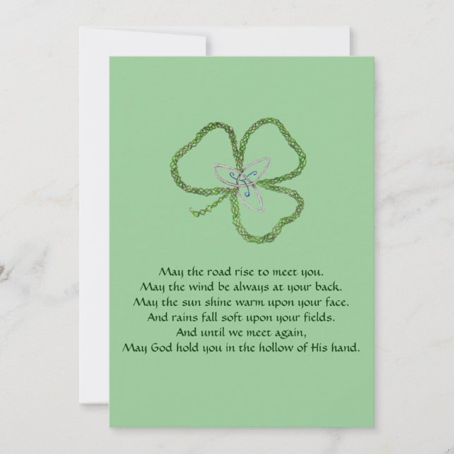 Shamrock celte irlandais Knot (Devant)