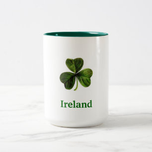 Shamrock de l'Irlande - tasse de café (grande)
