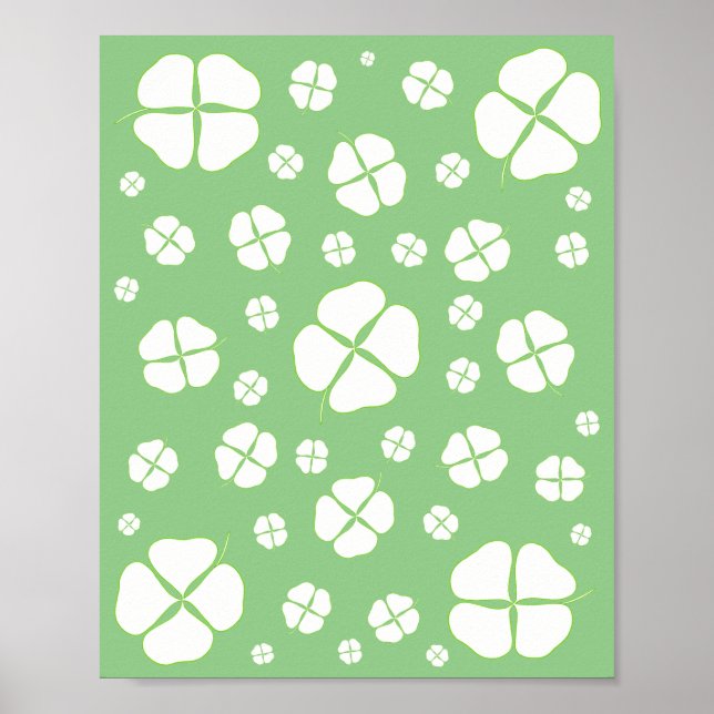 Shamrock Décrit les affiches de coloriage Shamrock (Devant)