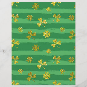 shamrock d'or st patrick
