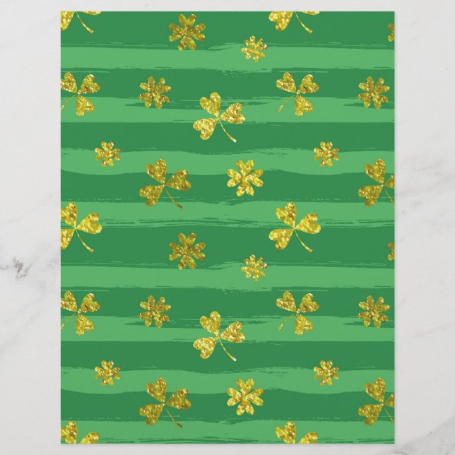 shamrock d'or st patrick (Devant)