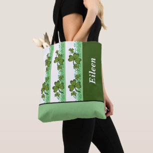 Shamrock et bandes personnalisées devraient Sac fo