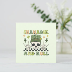 Shamrock et rouleau - Clover de squelette