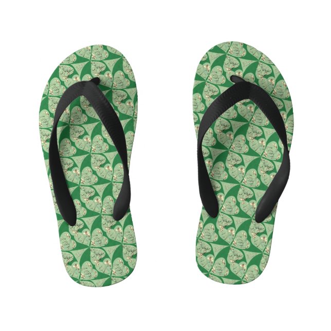 Shamrock "Happy St. Patrick's" paire de tongs (Semelle)