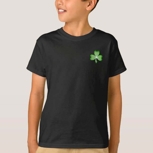 Shamrock 'Hooley Time ! ' t-shirt noir texte arriè (Devant)