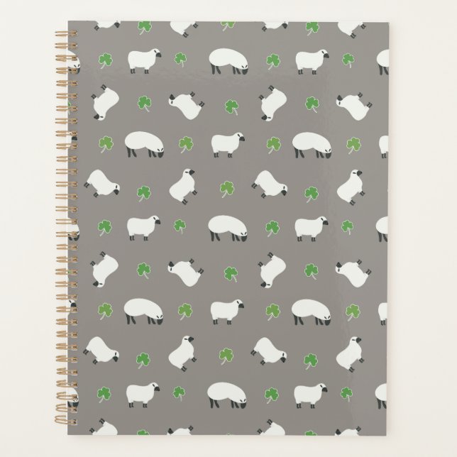 Shamrock irlandais et Motif mouton (Devant)
