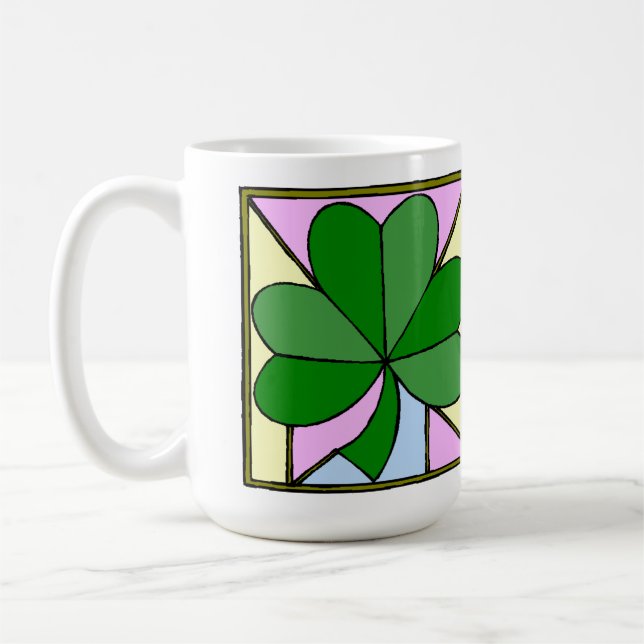SHAMROCK IRLANDAIS -ST.PATRICK'S DAY COFFEE MUG (Gauche)