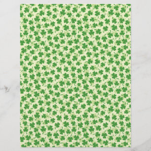 Shamrock Jour de la Saint Patrick scrapbook